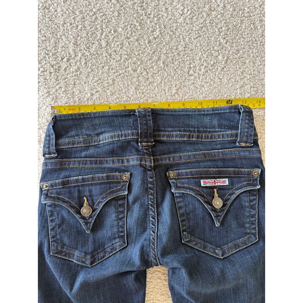 Hudson Jeans Women Dark Wash Bootcut Flap Pocket Stretch Denim Y2K - Picture 6 of 10